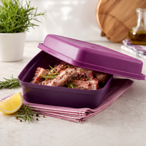 Tupperware Marinader Small – Purple Marinating & Food Storage Container