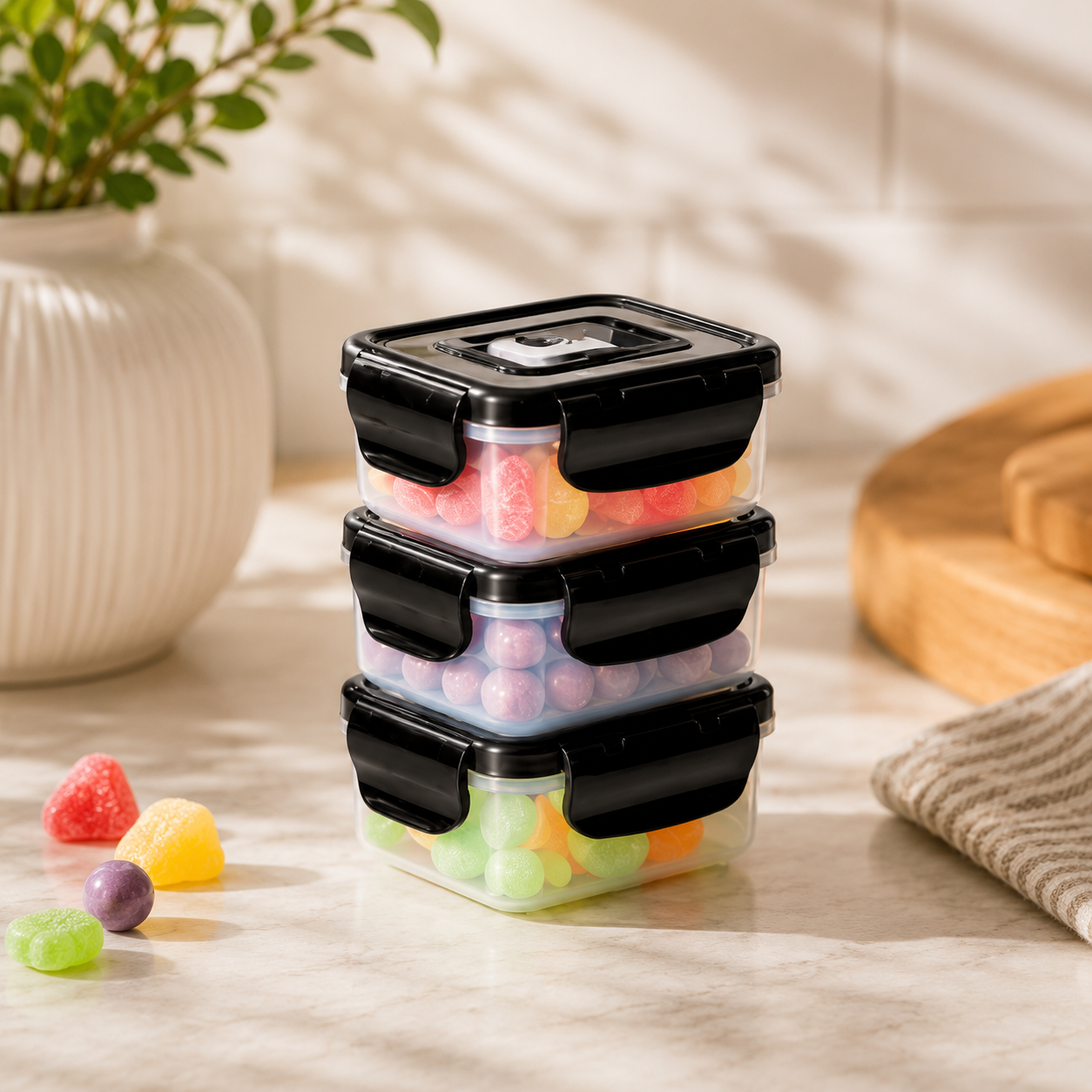 Addis 4 Side Locked Pantry Range – Airtight Dry Food Storage Containers for Organised Kitchen & Pantry Storage - Image 7