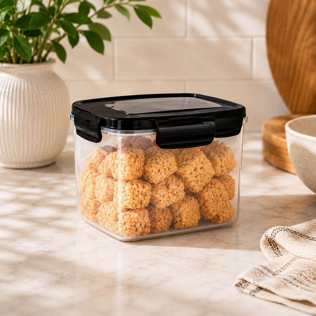 Addis 4 Side Locked Pantry Range – Airtight Dry Food Storage Containers for Organised Kitchen & Pantry Storage - Image 3